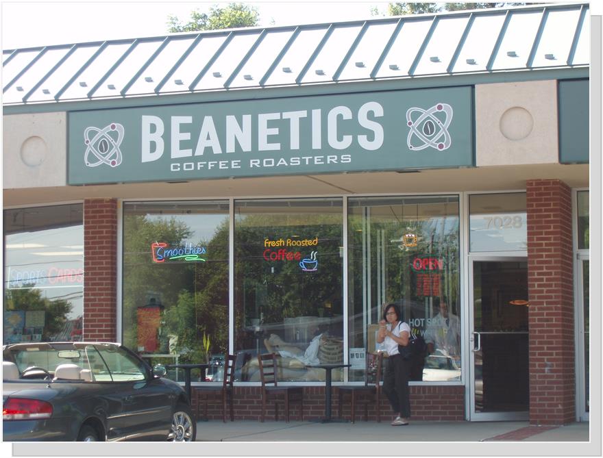 Beanetics Coffee Roasters in the Annandale Shopping Center